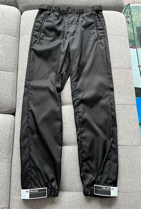 prada trackpant|prada nylon gabardine track pants.